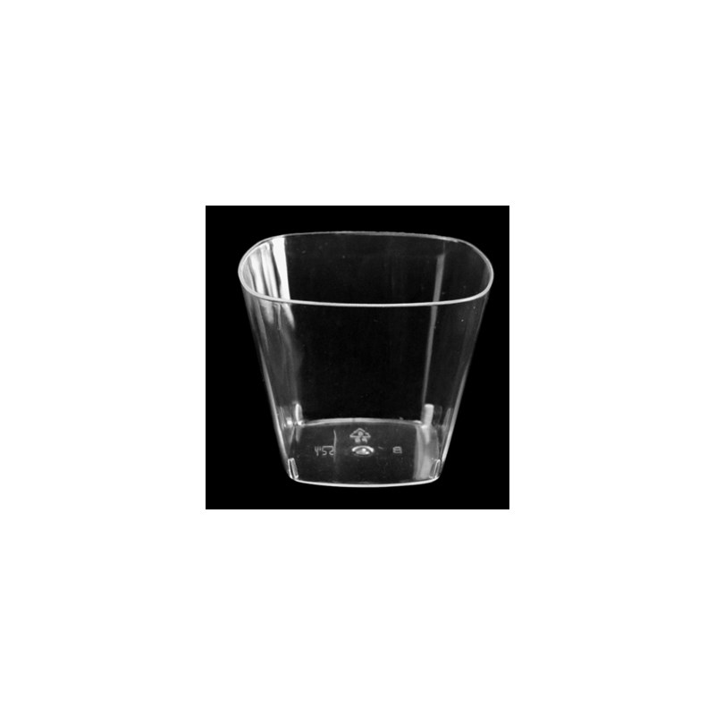 Mise en bouche Carré Transp. 60ml - 200 St.